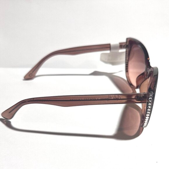 Sofia Vergara x Foster Grant Designer Cat Eye Sunglasses with Rhinestone Accents - Picture 3 of 5